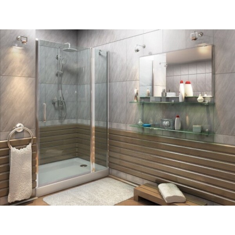 Душевая дверь в нишу Good Door Pandora WTW-120-C-CH 120 х 185 см, ПД00023, стекло прозрачное, хром