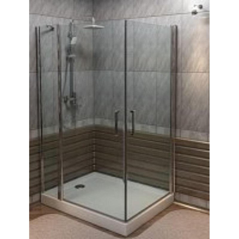 Душевой уголок Good Door Pandora WCR140*90, ПД00029, 140 х 90 см, стекло прозрачное, профиль хром