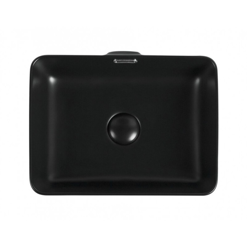 Раковина Aquanet Perfect 273678-1-MB 40.5 x 31.5 x 14 см, накладная, черный матовый