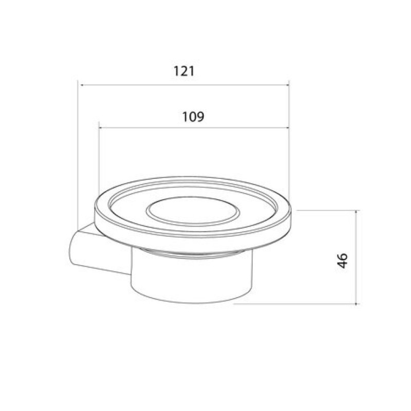 Мыльница Iddis Petite PETG0SGi42, золото матовое