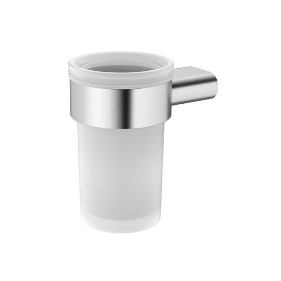 Стакан для щеток Iddis Petite PETSSSGi45, хром матовый