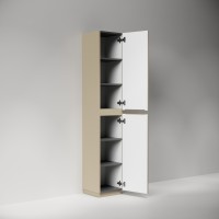 Пенал Sancos Folk Floor PFL35FCP, 35 см, напольный, капучино