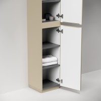 Пенал Sancos Folk Floor PFL35FCP, 35 см, напольный, капучино