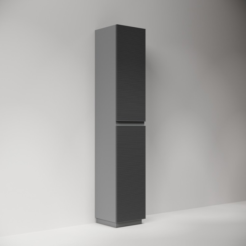 Пенал Sancos Folk Floor PFL35FGS, 35 см, напольный, grey soft