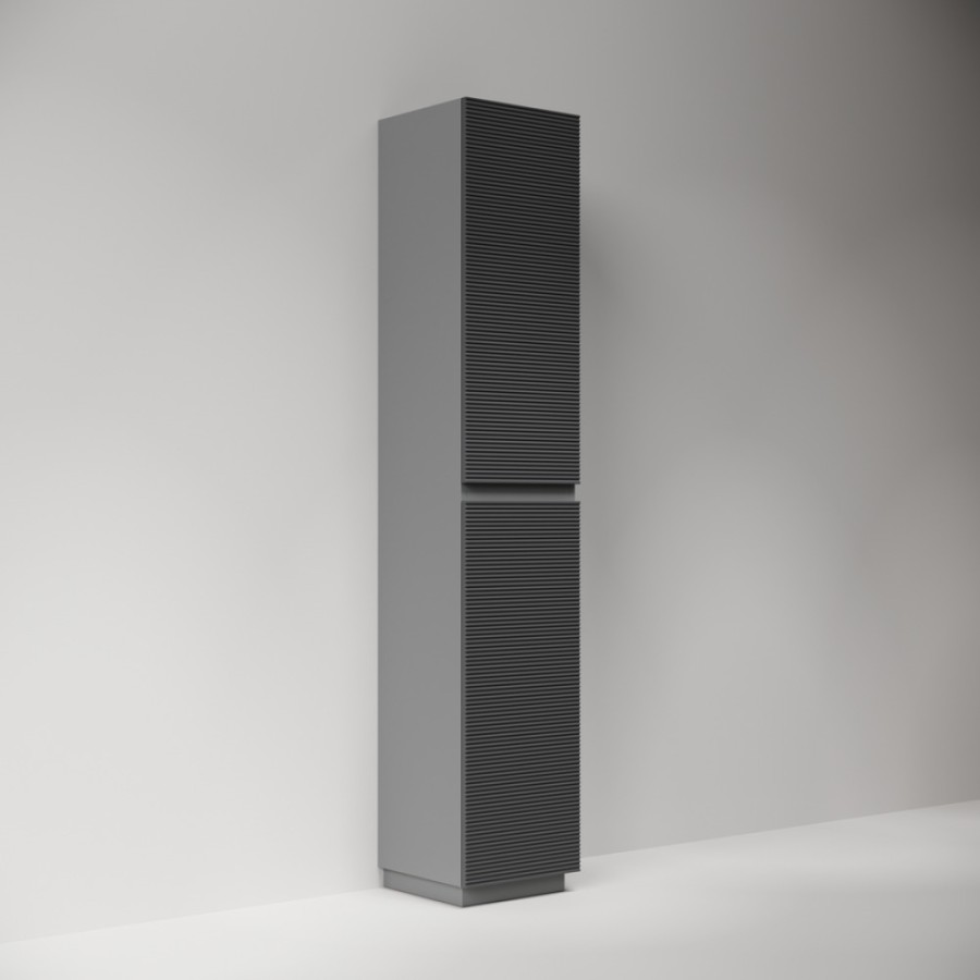 Пенал Sancos Folk Floor PFL35FGS, 35 см, напольный, grey soft