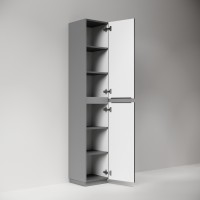 Пенал Sancos Folk Floor PFL35FGS, 35 см, напольный, grey soft