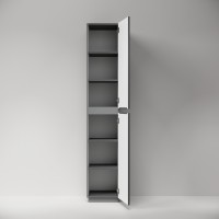 Пенал Sancos Folk Floor PFL35FGS, 35 см, напольный, grey soft