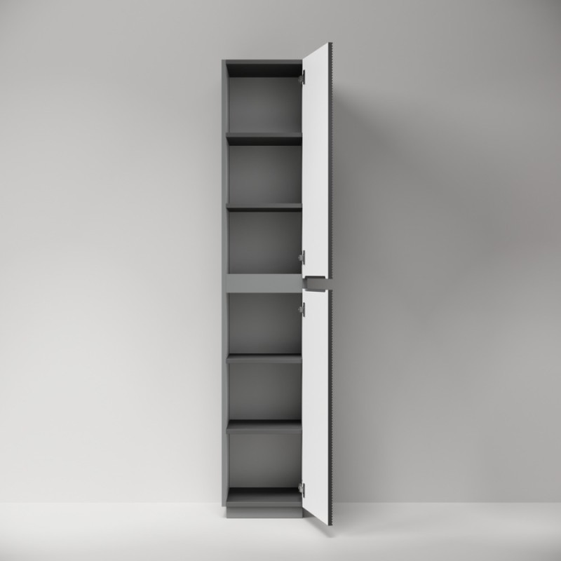 Пенал Sancos Folk Floor PFL35FGS, 35 см, напольный, grey soft