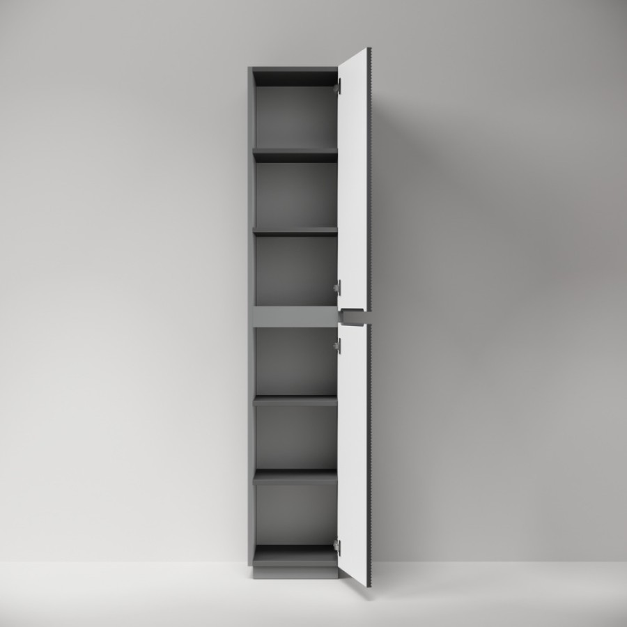 Пенал Sancos Folk Floor PFL35FGS, 35 см, напольный, grey soft