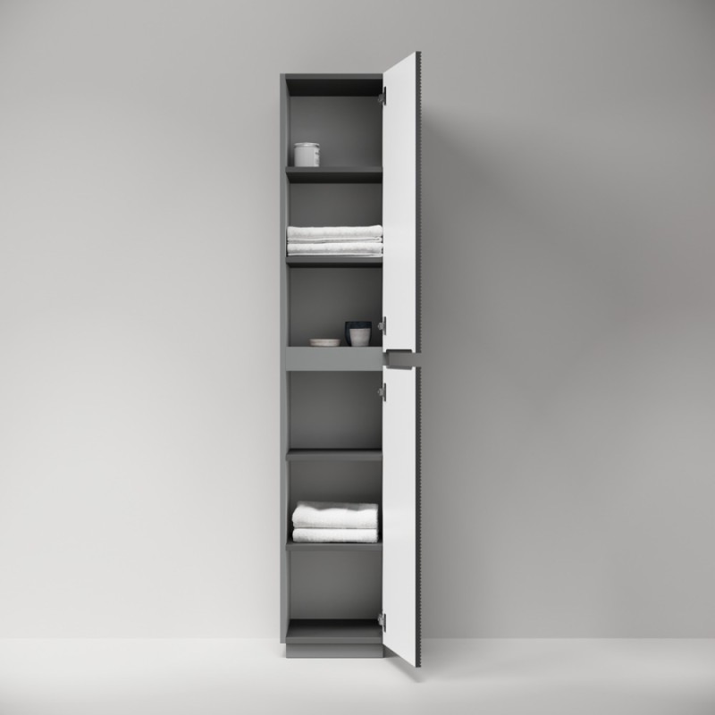 Пенал Sancos Folk Floor PFL35FGS, 35 см, напольный, grey soft