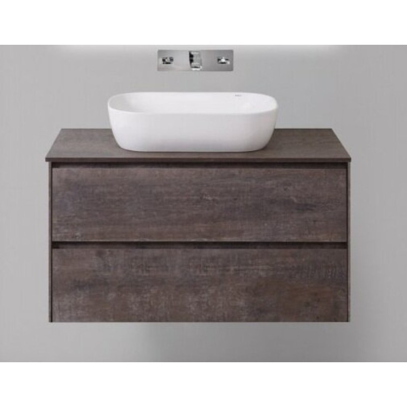 Тумба под раковину BelBagno Pietra PIETRA-1000-2C-SO-PT, 100 х 46 х 55 см, цвет серый камень (stone)