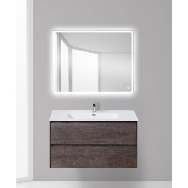 Тумба под раковину BelBagno Pietra PIETRA-1000-2C-SO-PT, 100 х 46 х 55 см, цвет серый камень (stone)