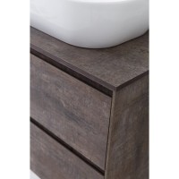 Тумба под раковину BelBagno Pietra PIETRA-1000-2C-SO-PT, 100 х 46 х 55 см, цвет серый камень (stone)