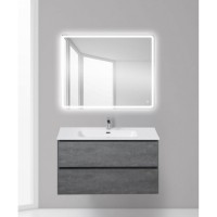 Тумба под раковину BelBagno Pietra PIETRA-1000-2C-SO-SCM, 100 х 46 х 55 см, цвет серый (stucco cemento)