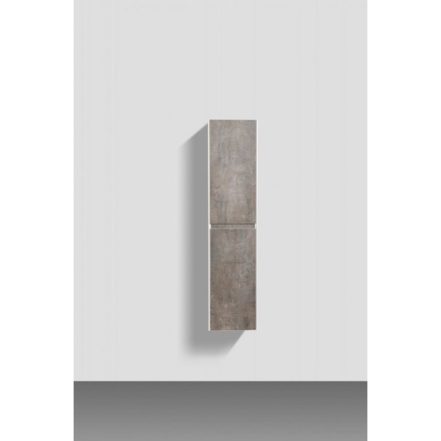 Шкаф-пенал подвесной BelBagno Pietra PIETRA-1500-2A-SC-PT, 35 см, цвет серый камень (stone)