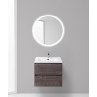 Тумба под раковину BelBagno Pietra PIETRA-600-2C-SO-PT, 60 х 46 х 55 см, цвет серый камень (stone)