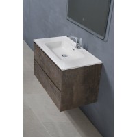Тумба под раковину BelBagno Pietra PIETRA-600-2C-SO-PT, 60 х 46 х 55 см, цвет серый камень (stone)