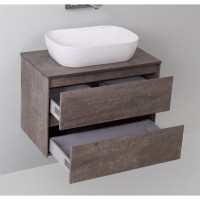 Тумба под раковину BelBagno Pietra PIETRA-800-2C-SO-PT, 80 х 46 х 55 см, цвет серый камень (stone)