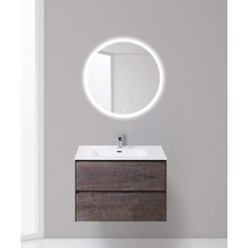 Тумба под раковину BelBagno Pietra PIETRA-800-2C-SO-PT, 80 х 46 х 55 см, цвет серый камень (stone)