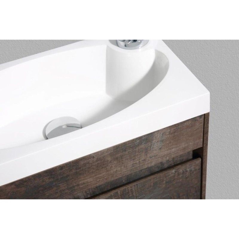 Тумба под раковину BelBagno Pietra Mini, 46 см, коричневый, Stone, левая/правая, PIETRA MINI-460-1A-SO-PT-L/R