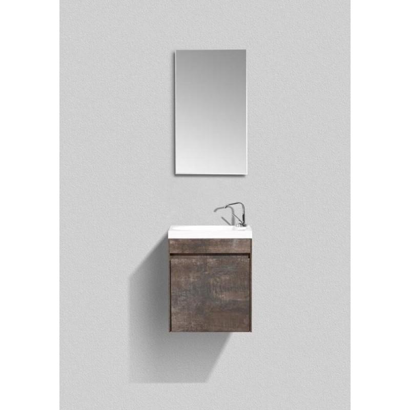 Тумба под раковину BelBagno Pietra Mini, 46 см, коричневый, Stone, левая/правая, PIETRA MINI-460-1A-SO-PT-L/R