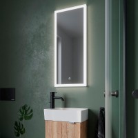 Зеркало Sancos Polo PL35, 35 х 80 см, с подсветкой