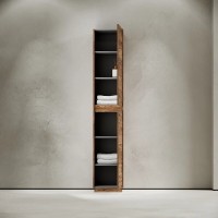 Пенал Sancos Libra Floor PLB35FECH, 35 см, напольный, расположение петель L/R, дуб чарльстон