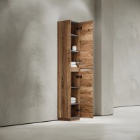 Пенал Sancos Libra Floor PLB35FECH, 35 см, напольный, расположение петель L/R, дуб чарльстон