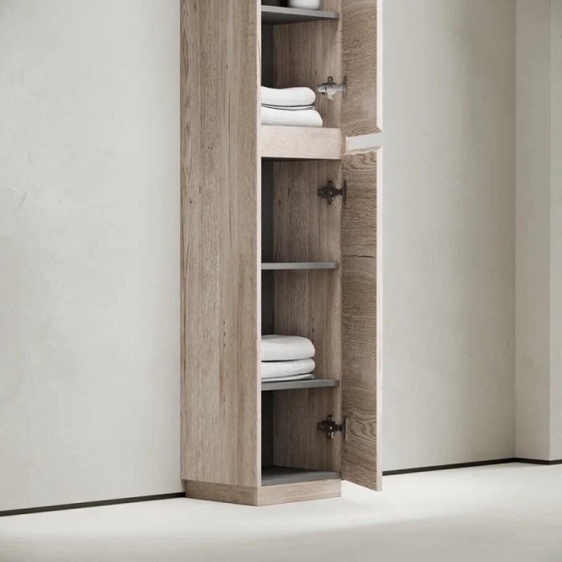 Пенал Sancos Libra Floor PLB35FEG, 35 см, напольный, расположение петель L/R, дуб галифакс натуральный