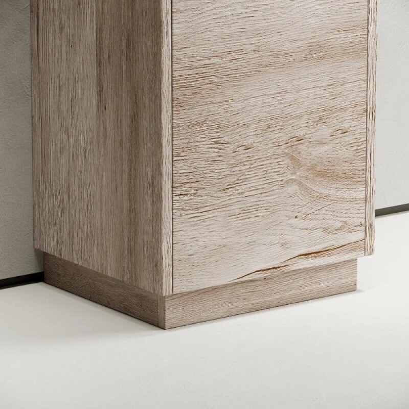 Пенал Sancos Libra Floor PLB35FEG, 35 см, напольный, расположение петель L/R, дуб галифакс натуральный