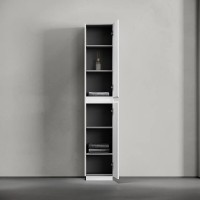 Пенал Sancos Libra Floor PLB35FW, 35 см, напольный, расположение петель L/R, белый глянцевый