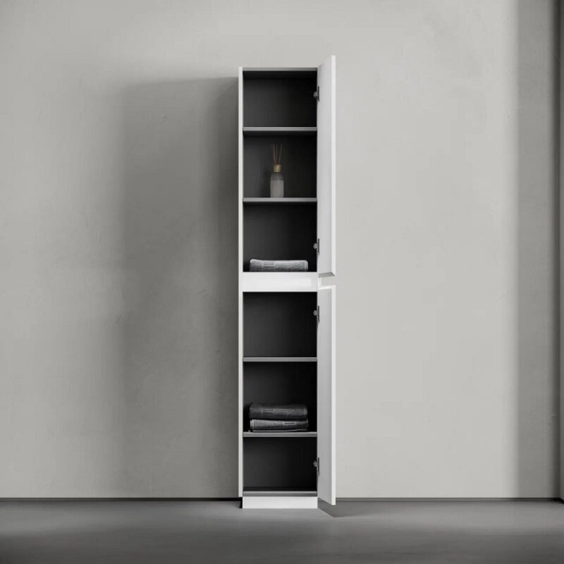 Пенал Sancos Libra Floor PLB35FW, 35 см, напольный, расположение петель L/R, белый глянцевый