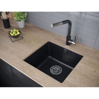 Мойка кухонная Paulmark Gera 50, PM104546-AN, 45 см, антрацит