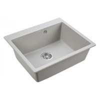 Мойка кухонная Paulmark Kante PM106052-GR, 60 см, кварцевая, серый