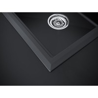Мойка кухонная Paulmark Stepia-460 PM114651-WH, 46 х 51 см, кварцевая, белый матовый