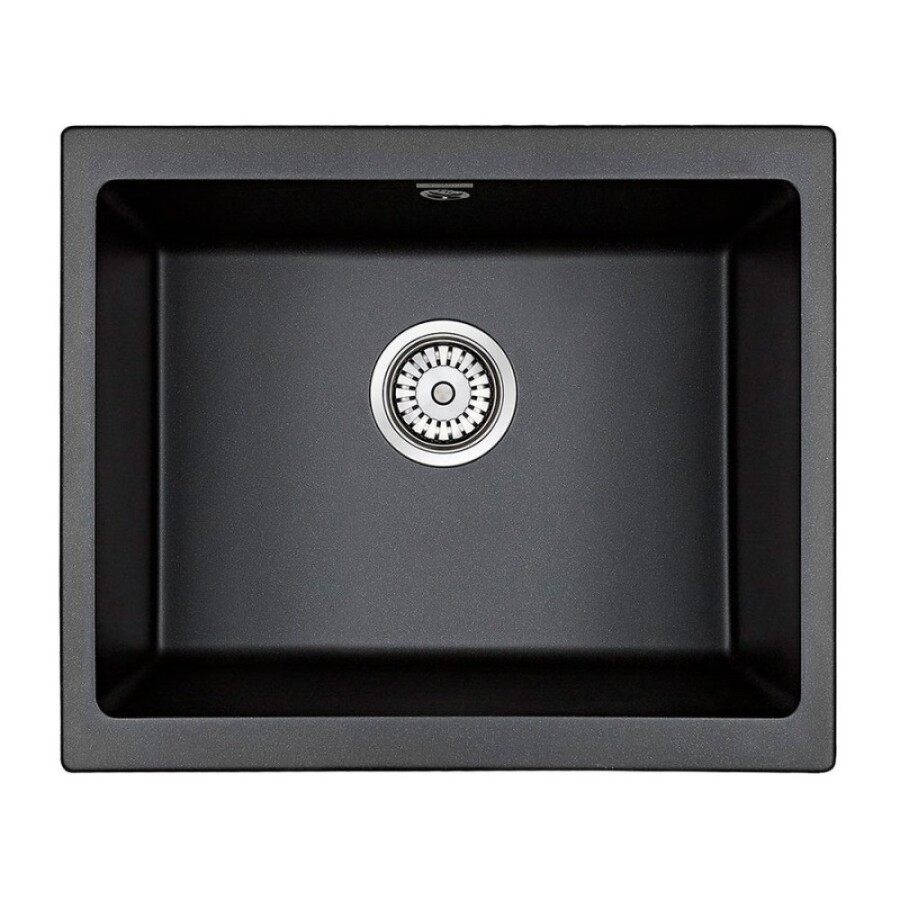 Мойка кухонная Paulmark Gera 60, PM205546-BL, кварцевая, черный