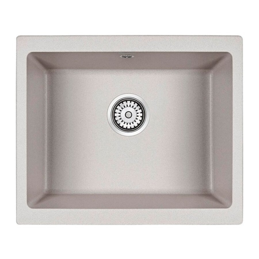 Мойка кухонная Paulmark Gera PM205546-GR, 55 см, кварцевая, серый