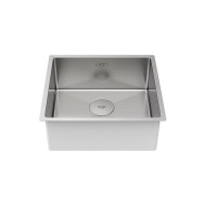 Мойка кухонная Paulmark Next 48 UNI, PM214844-BS, 48 см, цвет брашированная нержавеющая сталь