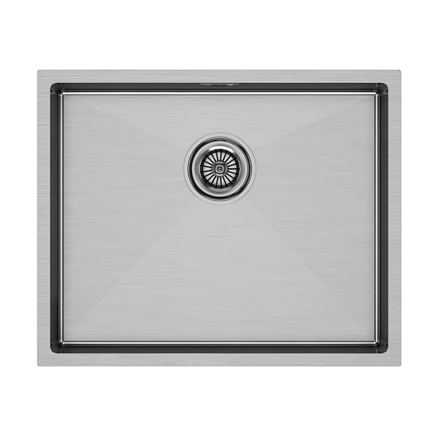 Мойка кухонная Paulmark Next-540 PM215444-BS, 54 см, PVD брашированная нержавеющая сталь