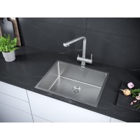 Мойка кухонная Paulmark Next-540 PM215444-BS, 54 см, PVD брашированная нержавеющая сталь