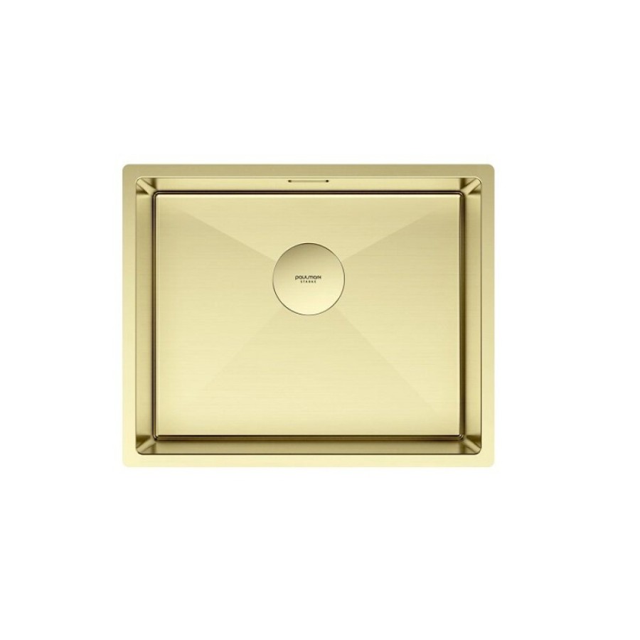 Мойка кухонная Paulmark Next 54 UNI, PM215444-LG, 54 см, цвет светлое золото