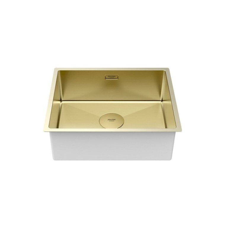 Мойка кухонная Paulmark Next 54 UNI, PM215444-LG, 54 см, цвет светлое золото