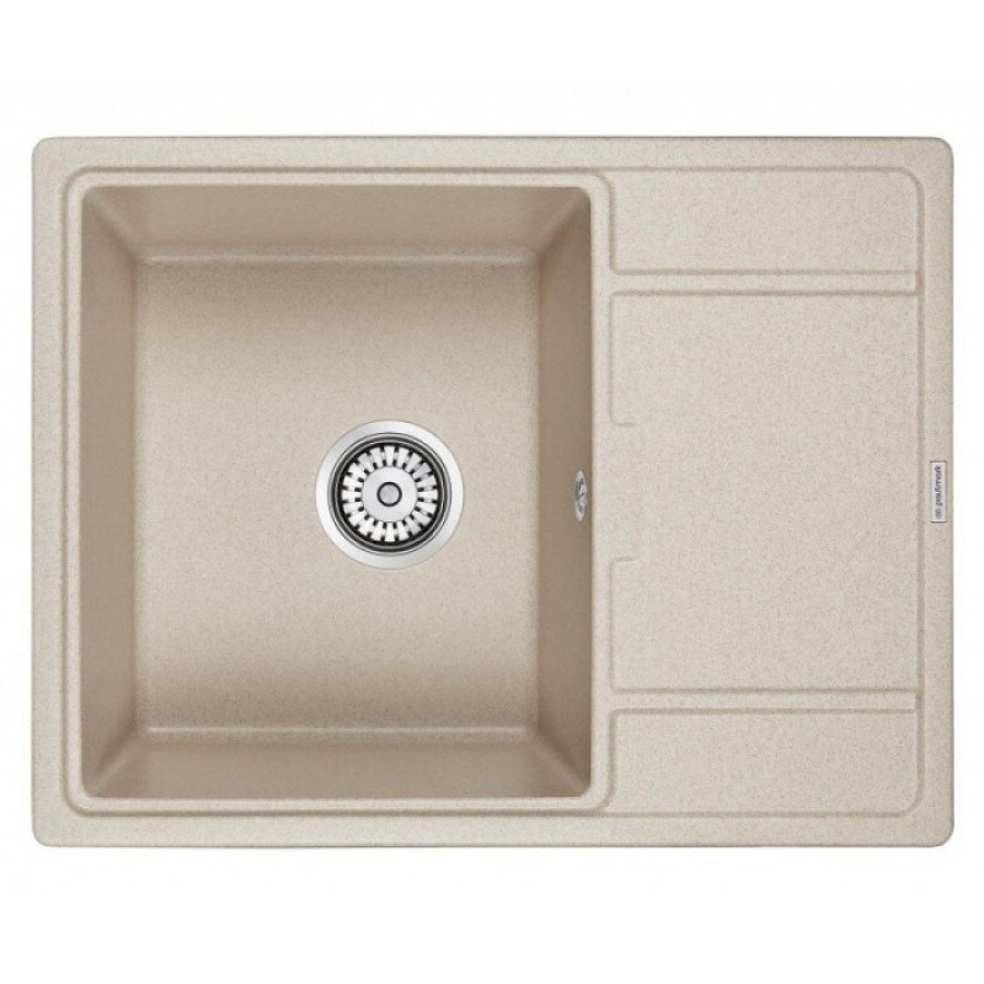 Мойка кухонная Paulmark Flugen PM216550-BE, 65 см, кварцевая, бежевый