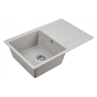 Мойка кухонная Paulmark Flugen PM217850-GR, 78 см, кварцевая, серый