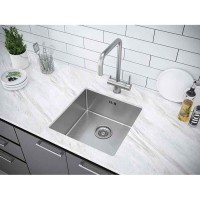 Мойка кухонная Paulmark Gerberg PM254444-BS, 44 см, брашированная нержавеющая сталь