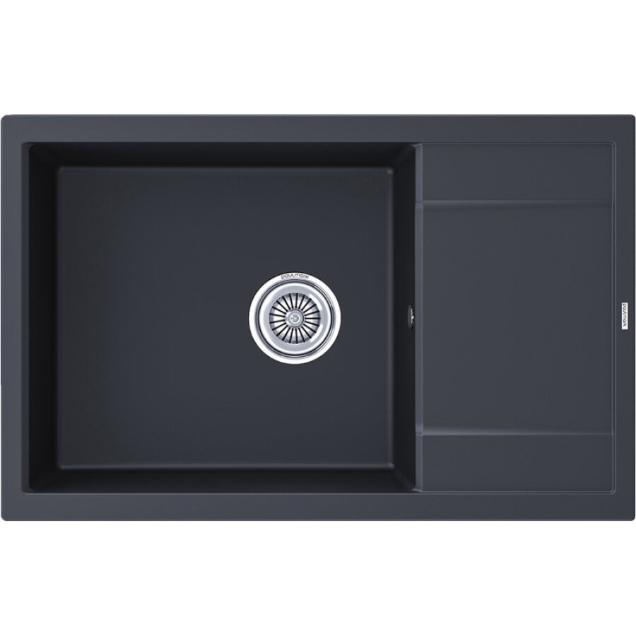 Мойка кухонная Paulmark Flugen PM317850-AN, 78 см, кварцевая, антрацит