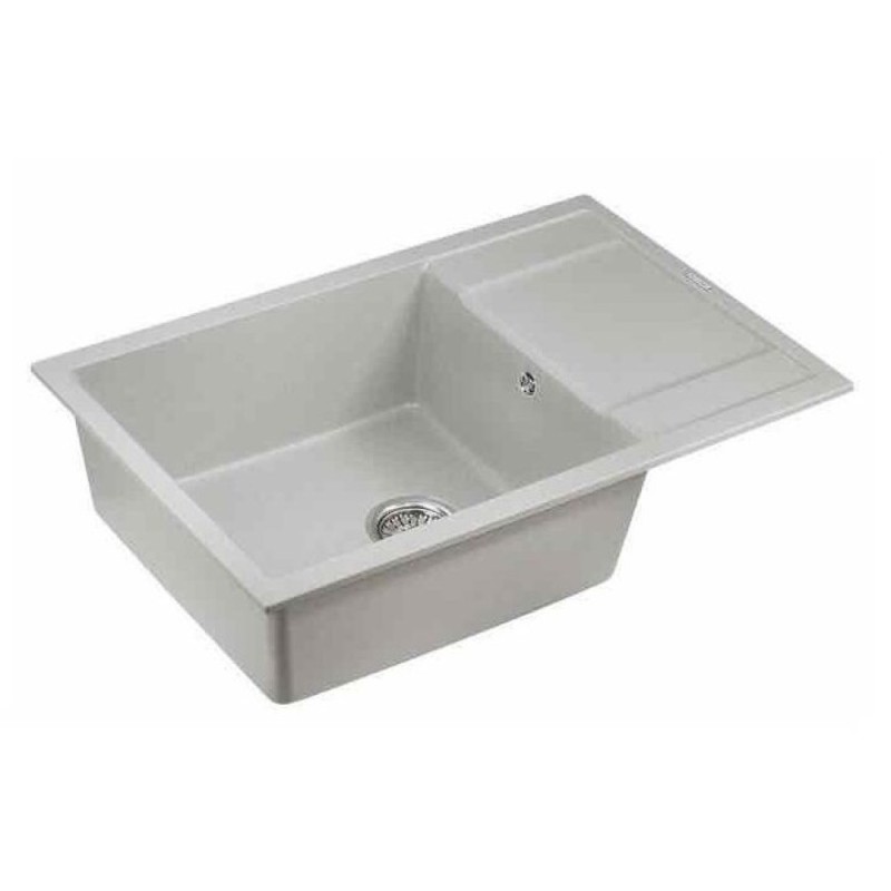Мойка кухонная Paulmark Flugen PM317850-GR, 78 см, кварцевая, серый