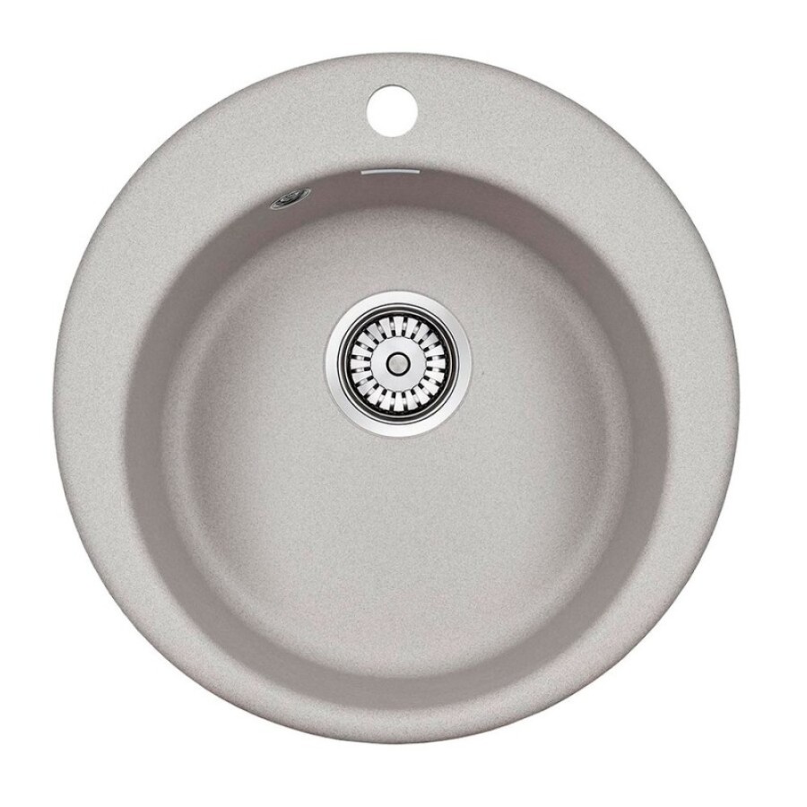 Мойка кухонная Paulmark Gelegen PM404800-GR, 48 см, кварцевая, серый