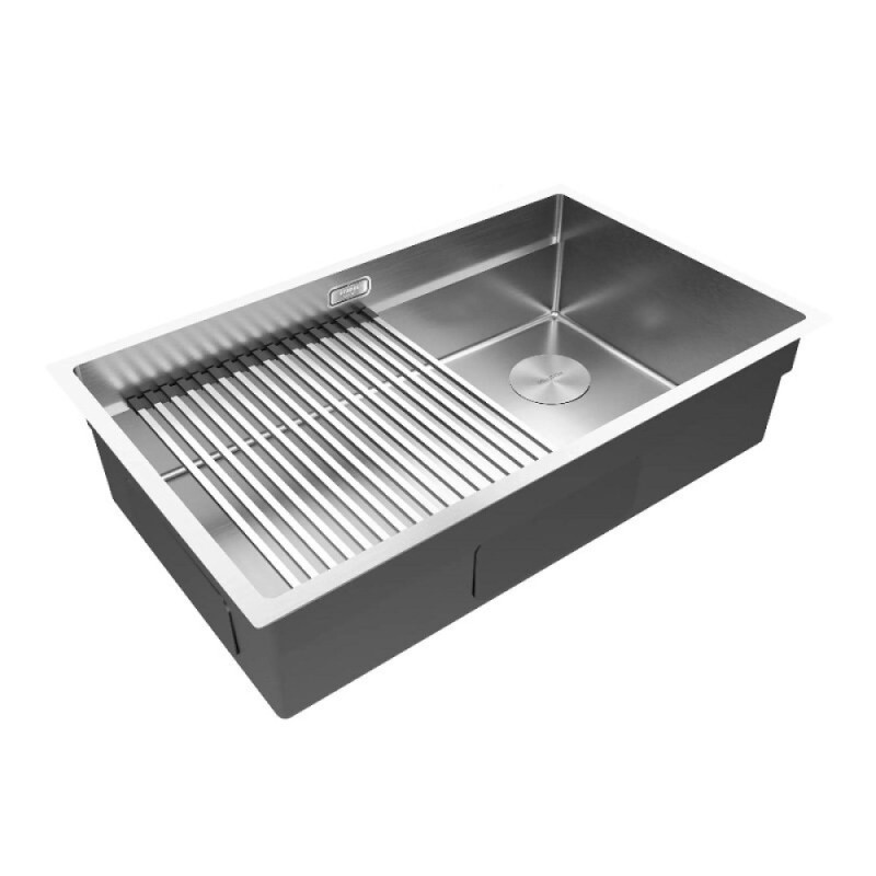 Мойка кухонная Paulmark Next Multi Sink 58 Uni, PM785845-BS, 58 см, цвет нержавеющая сталь