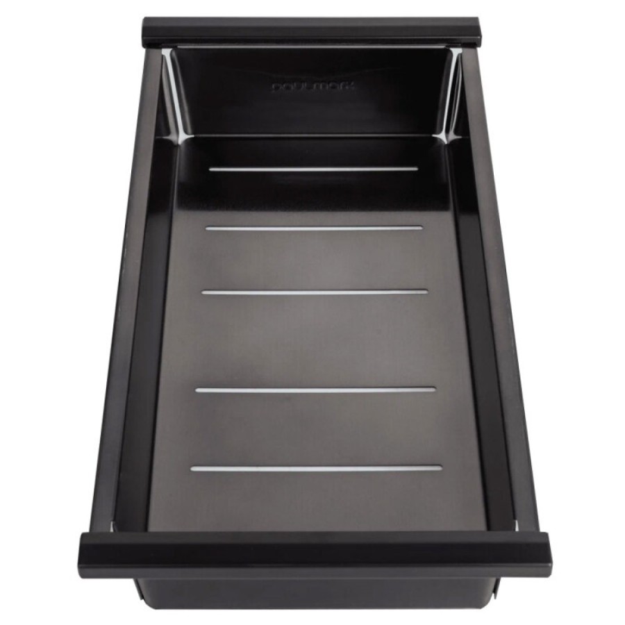 Мойка кухонная Paulmark Multi Sink 58 Uni, PM785845-GM, 58 см, PVD покрытие, цвет вороненая сталь